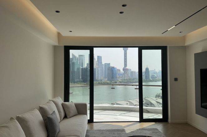 Modern 2brs with river view and floor heating beside Huang pu river 