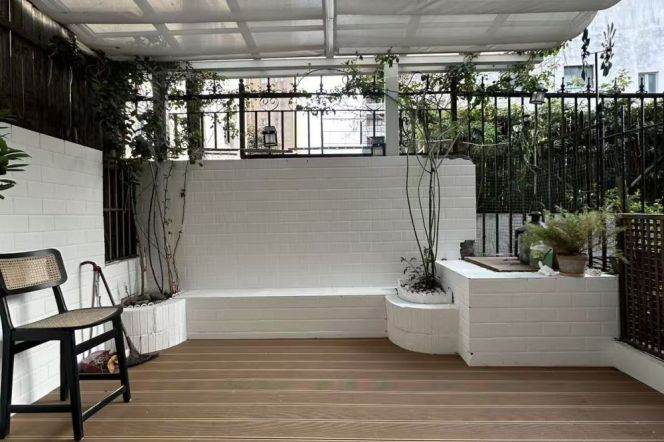 New Deco 1BR yard Changle Rd Changshu Rd 8.6k