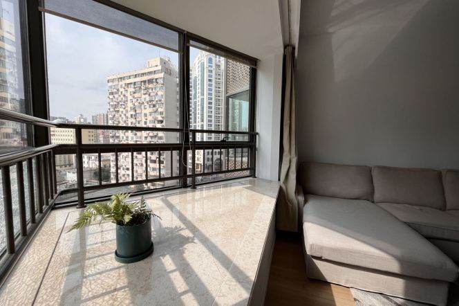 Simple & Beautiful 1BR | West Nanjing rd Metro L2&12&13 |Elevator + heating