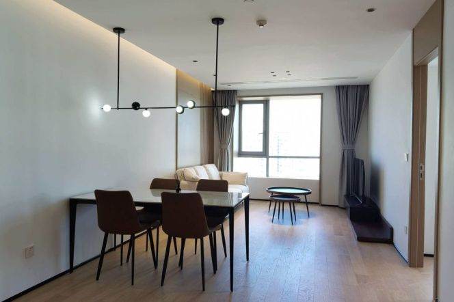 Modern 1bedroom with balcony and floor heating  beside famous Tianzifang 