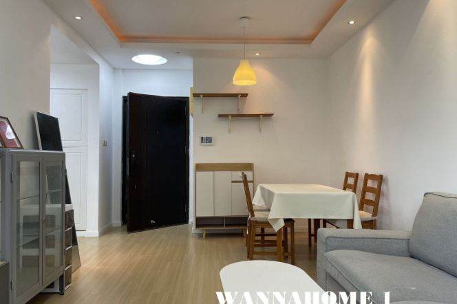 Great Compound+Modern&Bright Elevator 1Bdr 1Bath Apt+Jing An Temple