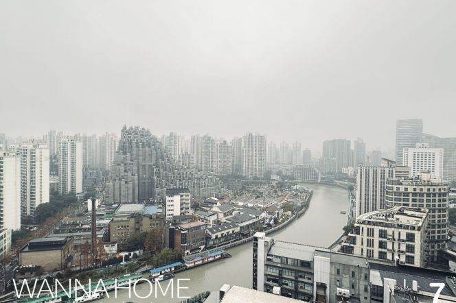 Luxury Building/Line 1/3/4/13 MT/Suzhou Creek/Fantastic View/Large Storages/Cozy1+1br