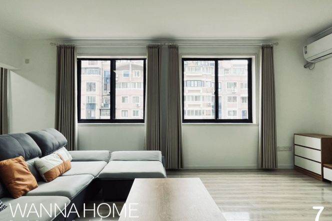 Garden Compound/Gubei Area/Elevator/Balcony/Huge Living+Dining/Bathtub/Heater/Cozy2br2bt