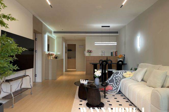 New&Modern&Spacious 1Br 1Bath Apt+Open Balcony+Awesome View+L3/4 West Yan An Rd Metro