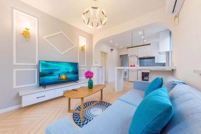 Gaoyou rd/open balcony+modern 1br 2lr/floor heating/all bright room,SH Library@L10/1