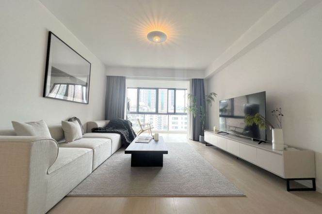 modern big 3brs floor heating modern furniture nice view beside Su zhou river line 2,15