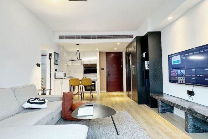 Elevator 1br-Jiangning Road - 10 minutes to Line 2/12/13 - Nanjing West Road