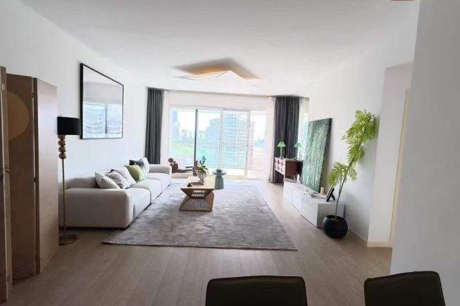 Luxury compound with 24h security, gym, pool & garden.