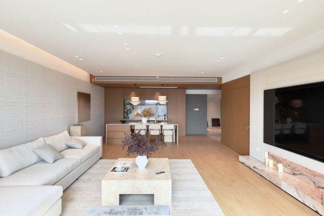 brand new super modern 3brs floor heating brand new furniture river view in Lujiazui near IFC