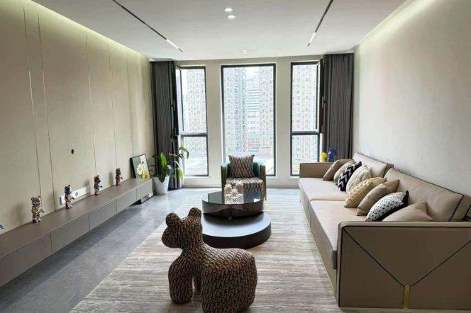 modern big 3brs floor heating modern furniture in Xintiandi 31K