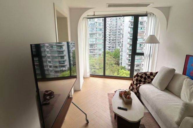 Lighting 1Bedroom with AC and floor heating near 'JingAn'
