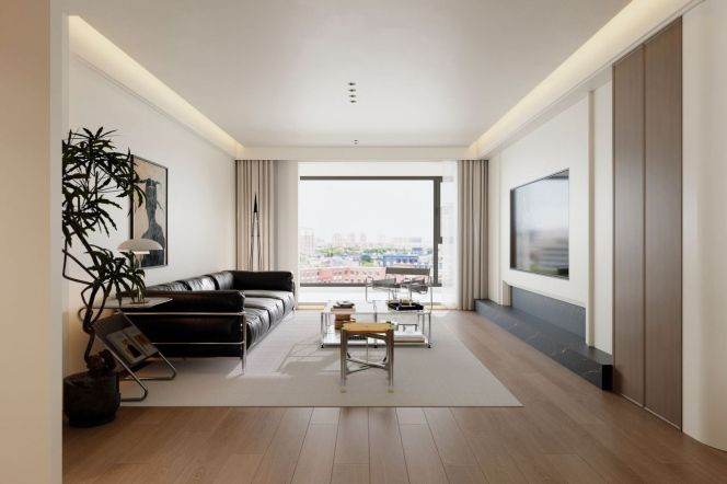 Brand new decoration 4brs with floor heating and balcony  in Gubei area