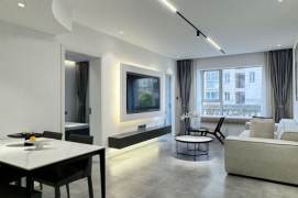 Modern 2Br 110Sqm +Balcony | Zhongshan Park Metro L2/3/4 | High-end compound