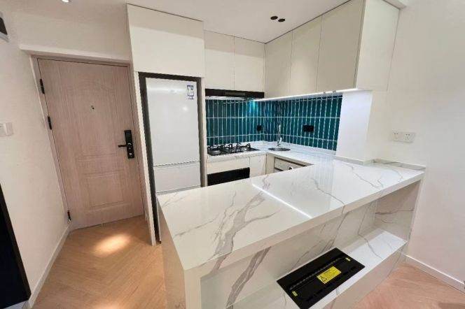 Modern 1br/2living & private garden @Jiangsu Rd & Line 2/11/14