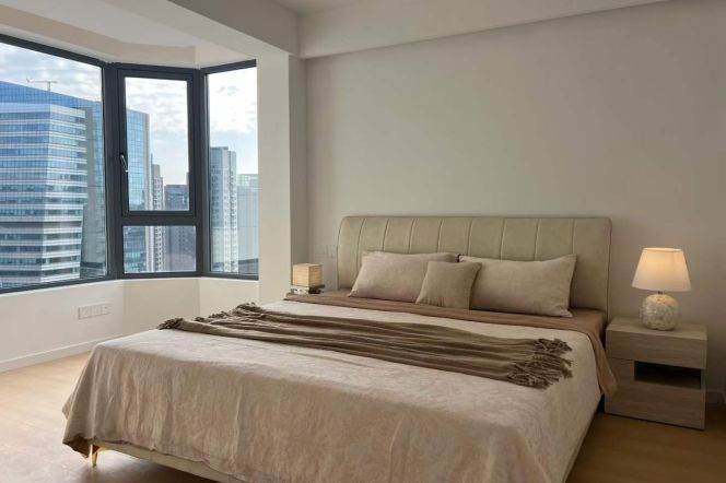 Newly Renovated 2BR High-Floor Apt in Da'an Garden/Wuning Rd Station