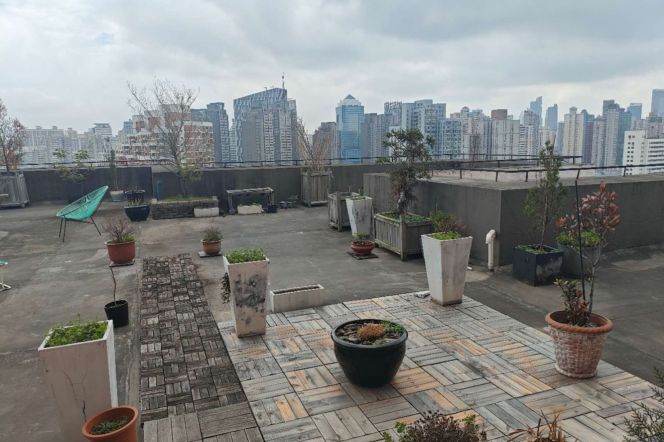 Amazing 3bd apt with 250sm terrace Zhongshan park area 