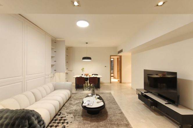 modern  big 2brs floor heating open balcony great river view beside Huang pu river near IFC