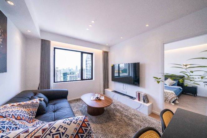jing an temple 1br cozy/bright