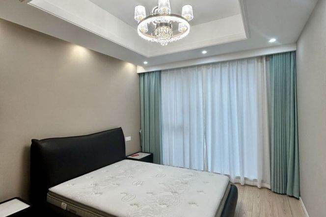 modern big 3brs floor heating nice balcony in top 3 compound Pu dong Huang pu river 
