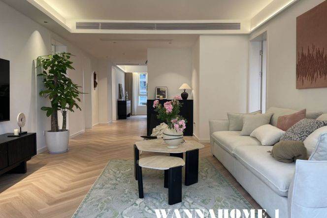 Green Compound+Modern&Spacious&Bright 3Bdrs 2Baths Apt+L9/12 JiaShan Rd+Large Balcony