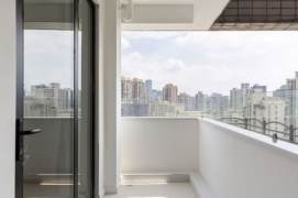 2 Brs with Open Balcony/Floor heating/Central ac, 110 sqm @ Changshou metro L7&13