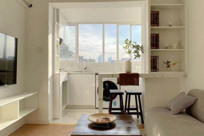 Spacious&Bright&Modern 1Bdr 1Bath Apt+L2/11 Jiangsu Rd+Nice Building+Awesome View