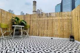 Nice terrace 1Br/1Lr/1Bt apt nr Jingan temple,M2/7/12/13
