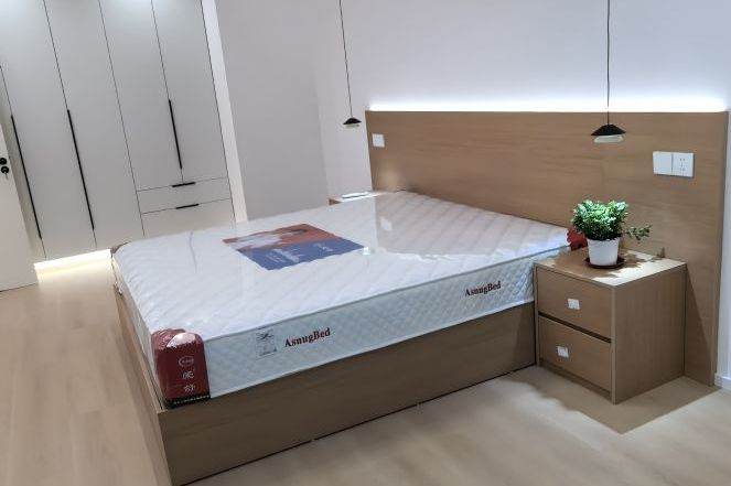 Wuding rd/Spacious 1BR 2LR/big living room/elevator/floor heating,@L14