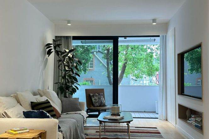 Green view 2+1br 2bt apt with open balcony floor heating & central AC 