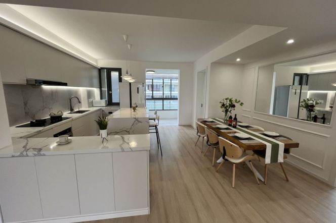 Modern 3Brm With Floor Heating Near Line 2/12/13 West Nanjing Rd