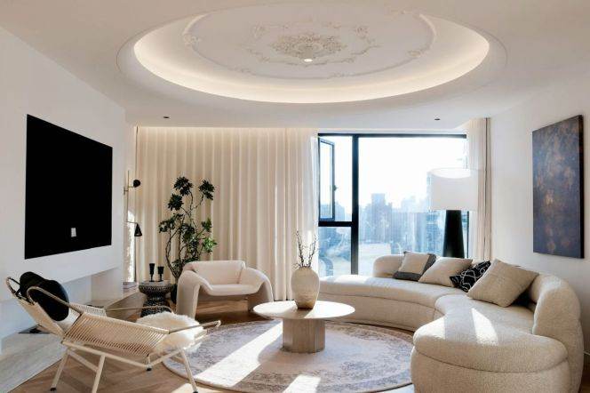 4 Brs, 3 Baths with Splendid View, 260 sqm, Floor heating/Central ac @ Lujiabang metro L8&9