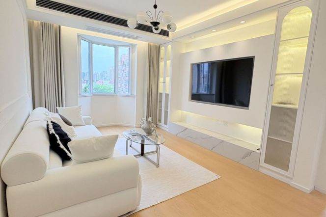 Brand-new 2Bedrooms elevator apt+central AC+Oven@Zhongshan Park