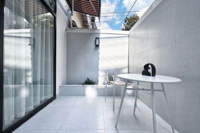 Nice yard+modern 1br 2lr/central AC/floor heating/Zhongshan park@L2/3/4