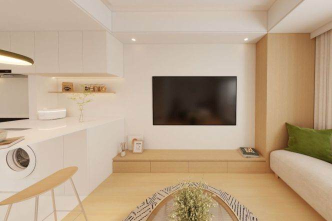 Brand new renovated 1br,high rise with open view,CA,floor heating