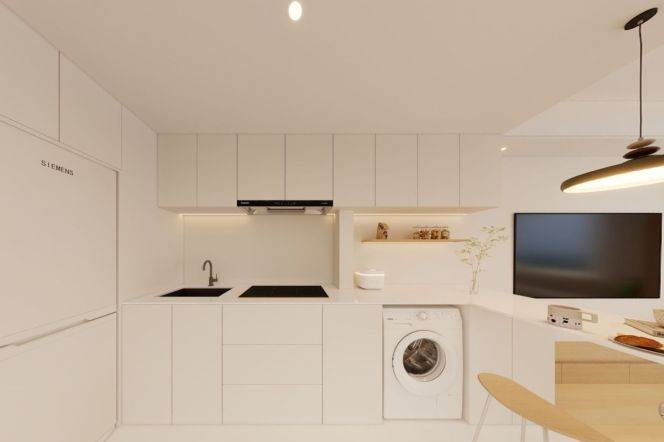 Brand new renovated 1br,high rise with open view,CA,floor heating