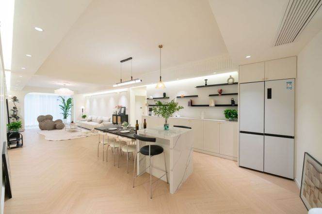 modern big 3brs floor heating modern furniture near Xujiahui park line 1,9,11