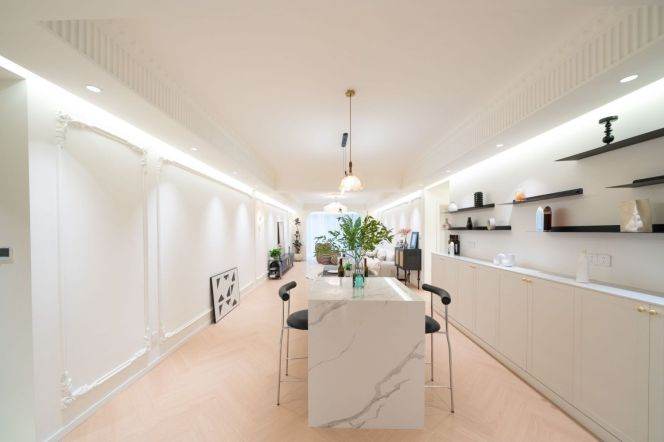 modern big 3brs floor heating modern furniture near Xujiahui park line 1,9,11