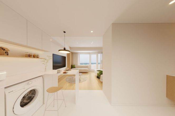 Brand new renovated 1br,high rise with open view,CA,floor heating