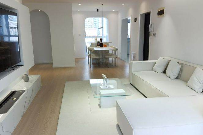 Sunny 4bedrooms Apt+Floor heating+central AC+dishwasher@Wuning Rd