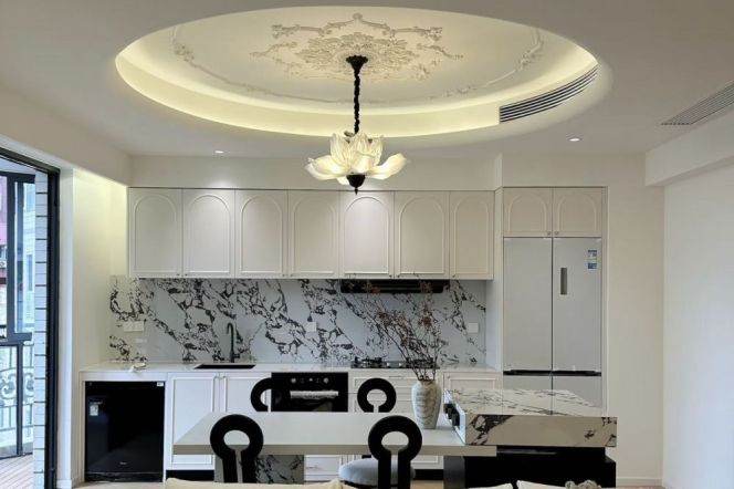 Beautiful Apartment｜Jing’an Spacious 4+1BR Luxury Residence modern design with big balcony 