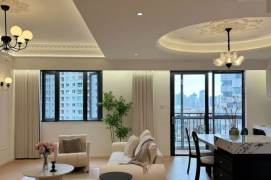 Beautiful Apartment｜Jing’an Spacious 4+1BR Luxury Residence modern design with big balcony 