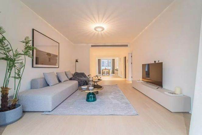 3br 2bt in high-quality residential compound floor heating & central AC 