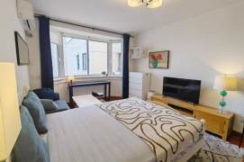 Bright & Cozy 1 br on High floor ,easy to L 2/7 Jing'an Temple  St.