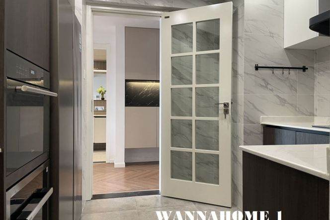 Open Balcony+Modern&Spacious&Bright 2Bdrs 2Baths Apt+Top Compound+Jing'an Temple+Nice View