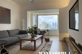 Awesome View+Modern&Spacious&Bright 2Bdrs 2Baths Apt+Top Compound+Jing'an Temple 