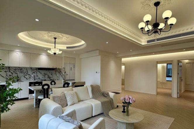 Lovely 4Brs& 2Bts Apt+Floor Heating+central AC+Dishwasher@Jiangsu Rd