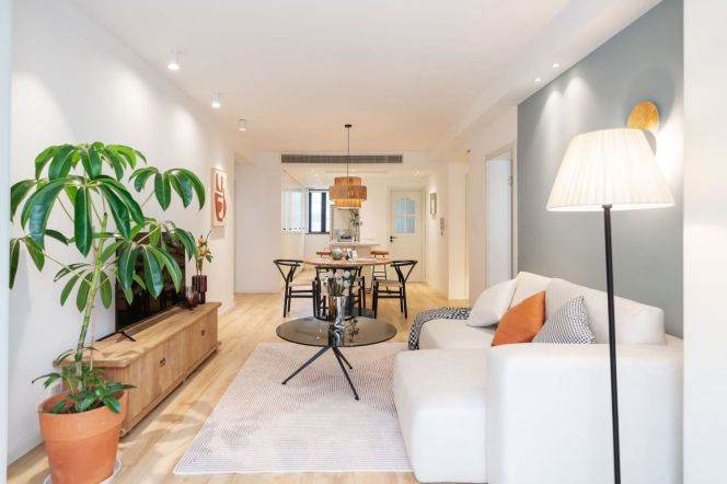 Nice terrace 3bedrooms  Apt+Floor Heating+oven+dishwasher@Wuding Rd