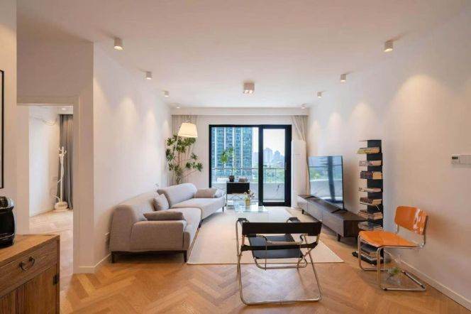 Modern 2brs with floor heating and balcony in Xujiahui