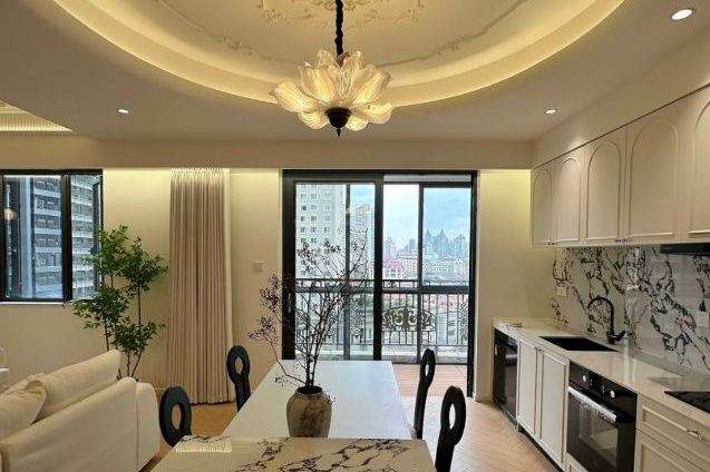Lovely 4Brs& 2Bts Apt+Floor Heating+central AC+Dishwasher@Jiangsu Rd