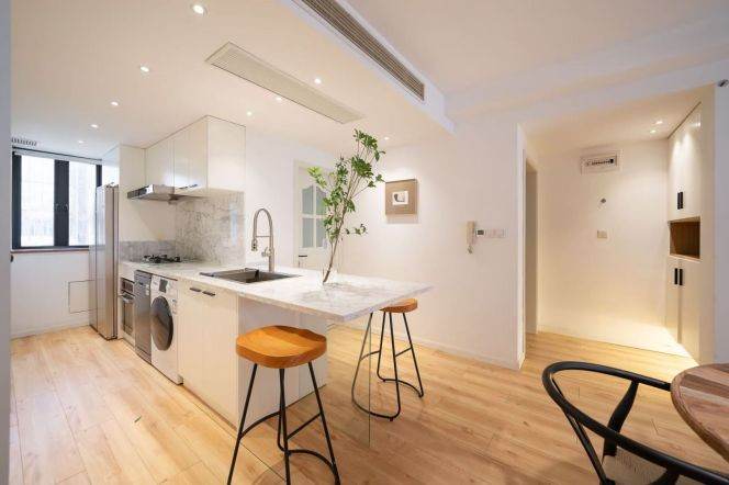 Nice terrace 3bedrooms  Apt+Floor Heating+oven+dishwasher@Wuding Rd